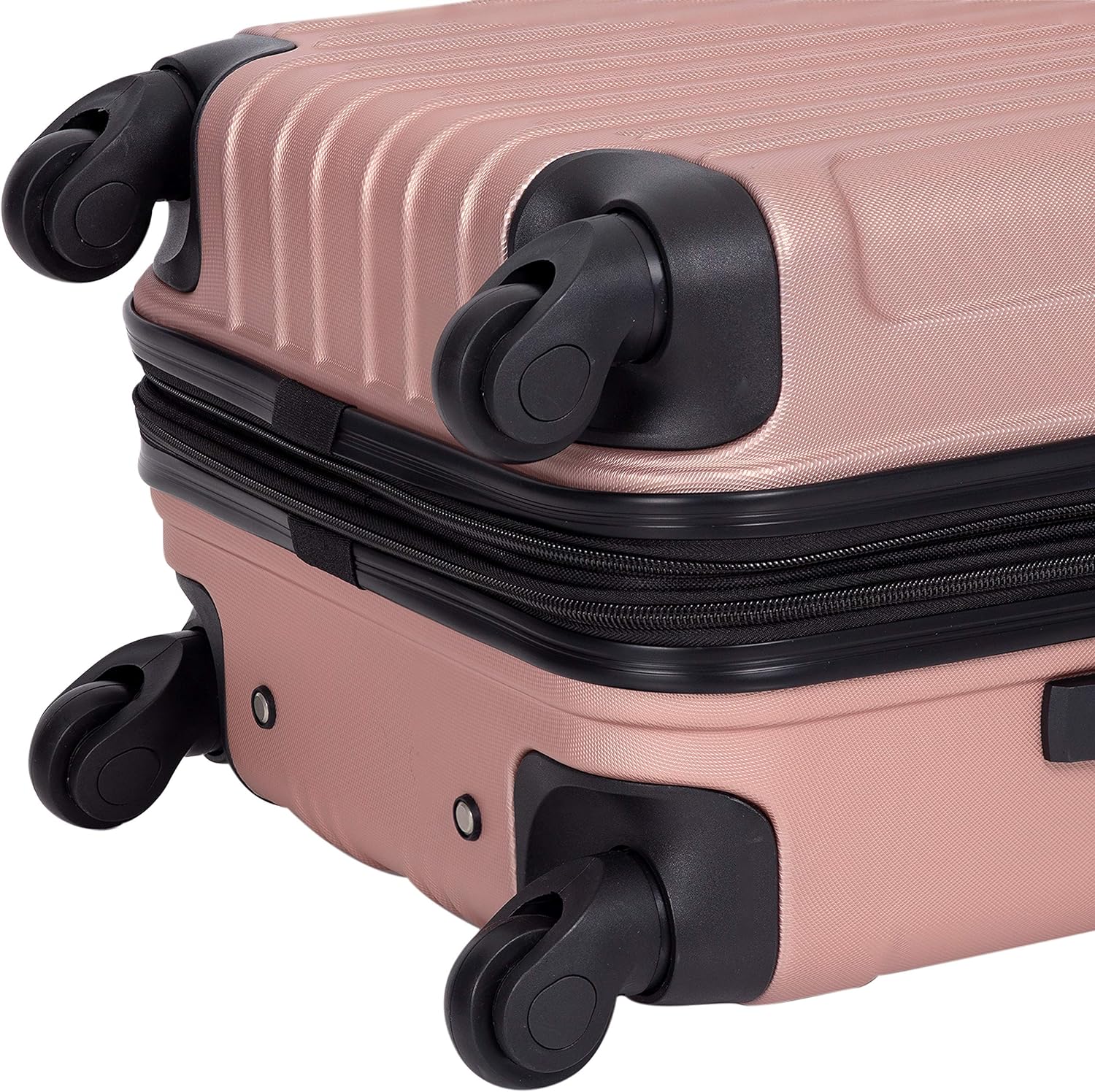 Travelers Club Midtown Hardside 4-Piece Luggage Travel Set， Tan - Image 7